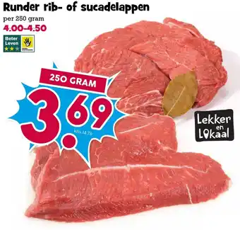 Boon`s Markt Runder rib of sucadelappen aanbieding