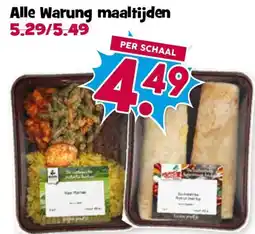 Boon`s Markt Alle Warung maaltijden aanbieding