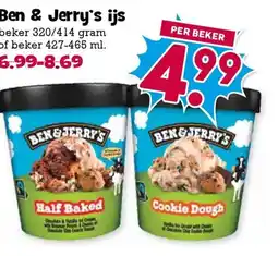 Boon`s Markt Ben & Jerry's ijs aanbieding