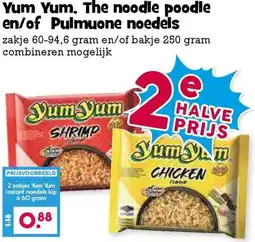 Boon`s Markt Yum Yum. The noodle poodle en/of Pulmuone noedels aanbieding