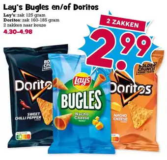 Boon`s Markt Lay's Bugles en/of Doritos aanbieding