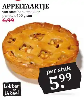 Boon`s Markt Appeltaartje aanbieding