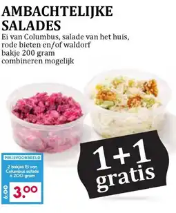 Boon`s Markt Ambachtelijke salades aanbieding