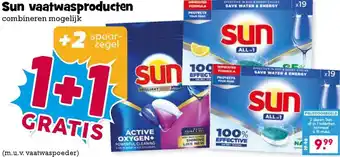 Boon`s Markt Sun vaatwasproducten aanbieding