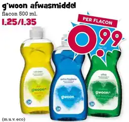 Boon`s Markt G'woon afwasmiddel aanbieding