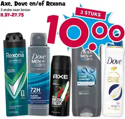 Boon`s Markt Axe, Dove en/of Rexona aanbieding