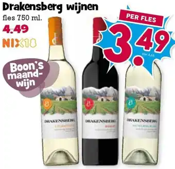 Boon`s Markt Drakensberg wijnen aanbieding