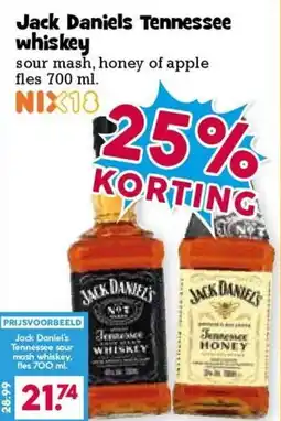 Boon`s Markt Jack Daniels Tennessee whiskey aanbieding