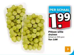 Hoogvliet Pitloze witte druiven aanbieding