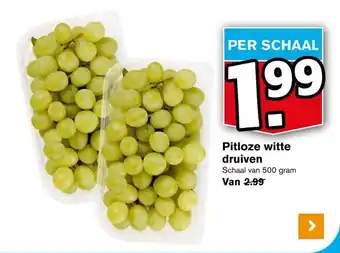 Hoogvliet Pitloze witte druiven aanbieding