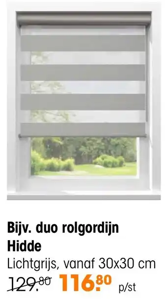 Kwantum Duo rolgordijn Hidde aanbieding