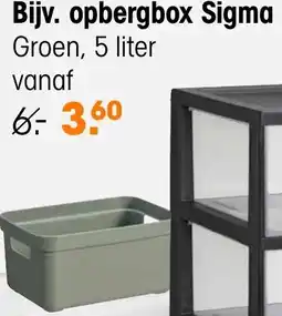 Kwantum Opbergbox Sigma aanbieding