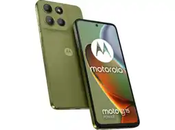 MediaMarkt MOTOROLA moto g15 power - 256 GB - Iguana Green - 256 GB Groen aanbieding