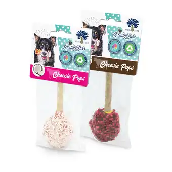 Zooplus 2x45g Blue Tree Cheesie Pop Framboos Kokos hondensnacks aanbieding