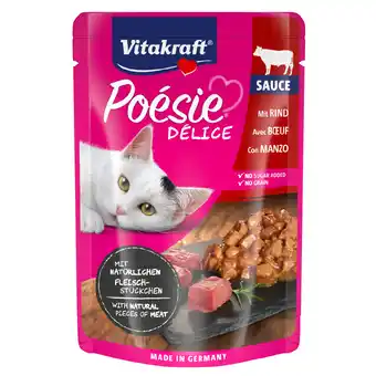 Zooplus 23x85g Vitakraft Poésie Délice Rund nat kattenvoer aanbieding