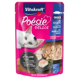 Zooplus 23x85g Vitakraft Poésie Délice Koolvis nat kattenvoer aanbieding