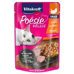 Zooplus 23x85g Vitakraft Poésie Délice kalkoen natvoer voor katten aanbieding