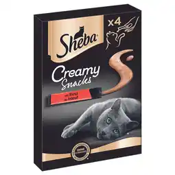 Zooplus 33% korting! SHEBA Creamy snacks - Rund 4 x 12 g aanbieding