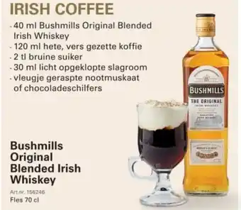 Sligro Bushmills Original Blended Irish Whiskey aanbieding