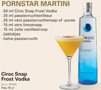 Sligro Ciroc Snap Frost Vodka aanbieding