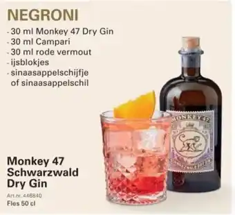 Sligro Monkey 47 Schwarzwald Dry Gin aanbieding