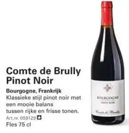 Sligro Comte de Brully Pinot Noir aanbieding