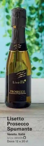 Sligro Lisetto Prosecco Spumante aanbieding