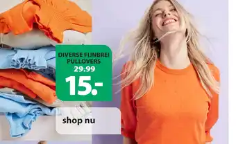 terStal Diverse fijnbrei pullovers aanbieding