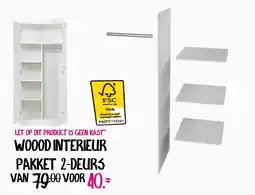 Baby & Tiener Woood interieur aanbieding