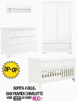 Baby & Tiener Bopita 4 delig babykamer charlotte aanbieding