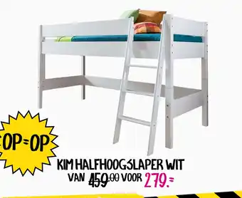 Baby & Tiener Kim halfhoogslaper wit aanbieding