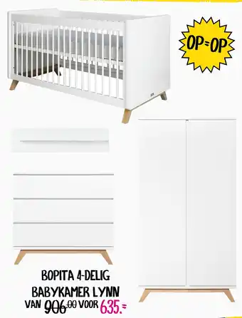 Baby & Tiener Bopita 4 delig babykamer lynn aanbieding