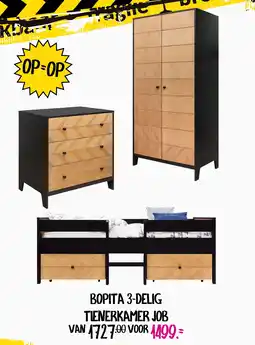 Baby & Tiener Bopita 3 delig tienerkamer job aanbieding