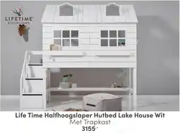 Baby & Tiener Life Time Halfhoogslaper Hutbed Lake House Wit aanbieding