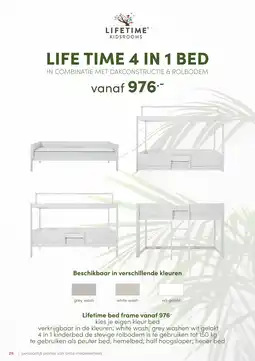 Baby & Tiener Lifetime bed frame aanbieding