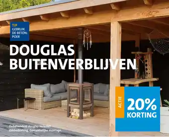 Jongeneel Douglas buitenverblijven aanbieding