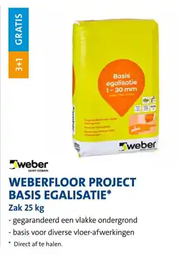 Jongeneel Weberfloor project basis egalisatie aanbieding