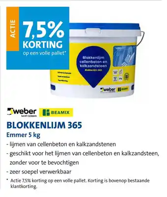 Jongeneel Blokkenlijm 365 aanbieding