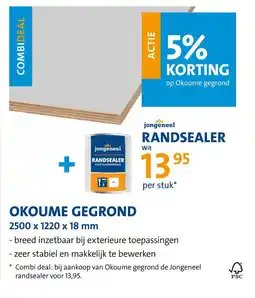 Jongeneel Okume gregong aanbieding