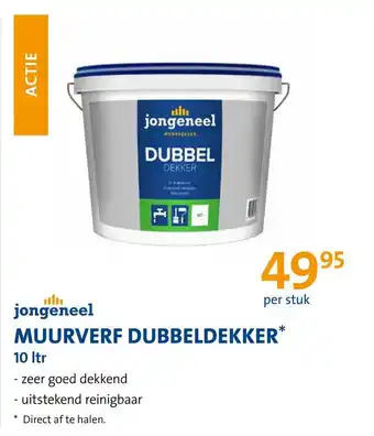 Jongeneel jongeneel Muurverf dubbeldekker aanbieding