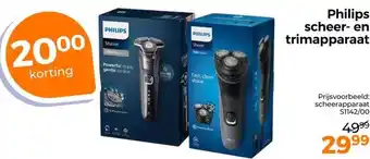 Trekpleister Philips scheer- en trimapparaat aanbieding