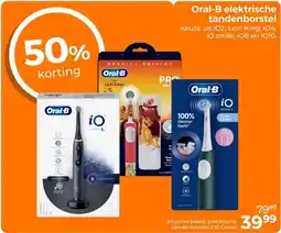 Trekpleister Oral-B elektrische tandenborstel aanbieding