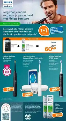 Trekpleister Zorg voor je mond, zorg voor je gezondheid met Philips Sonicare aanbieding