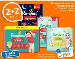 Trekpleister Pampers luiers en luierbroekjes aanbieding