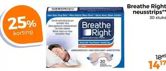 Trekpleister Breathe Right neusstrips** aanbieding