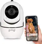 MediaMarkt GOLOGI GO002 Huisdiercamera - Binnencamera - Pan en tilt - 2MP - Bewegingsdetectie Wit aanbieding