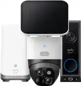 Coolblue Eufycam Solocam S340 + Eufy Video Doorbell E340 + Homebase 3 aanbieding