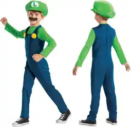 Amazon Disguise 115809M-15L-6 Luigi Fancy Dress Intl kostuum, jongens, (3-4) aanbieding