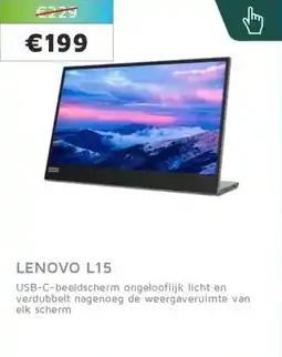 Digitotaal Lenovo L15 aanbieding