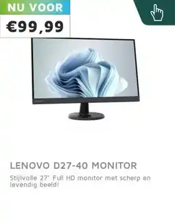 Digitotaal Lenovo D27-40  Monitor aanbieding